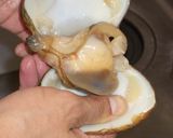 黄ニラとほっき貝の中華炒め作り方3写真