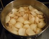 ほっこり鶏胸肉とカブのスープ作り方1写真