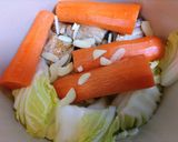 冬今日の夕飯！豚バラ白菜人参のポトフ主菜作り方7写真