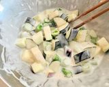 ふわふわ衣の❣️オクラと茄子のかき揚げ🎵作り方2写真