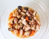 レンジでワンボウル【Bistro鶏大根煮作り方6写真