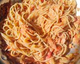 ツナとねぎのトマトスパゲッティ作り方7写真