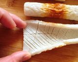 焼肉生だれでちくわでまるでイカステーキ作り方3写真