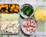 Xmasメニュー茸法蓮草南瓜キッシュ!おもてなし作り方1写真