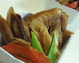 炊飯器で手羽先と根菜のオイスターソース煮作り方3写真