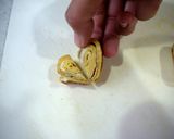 フライパンだけで作る ハートのたまご焼き作り方9写真