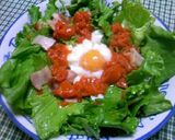 ベーコンと１日分の野菜ジュレの温玉サラダ作り方4写真