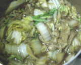 ○　白菜と油揚げの煮びたし　○作り方2写真