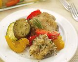 鶏肉と夏野菜のオリーブオイル焼き作り方3写真