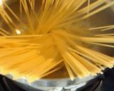 ベーコンと水菜のパスタ(やさし~い味)作り方3写真