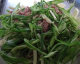 電子レンジで簡単♪牛肉とピーマン炒め♡作り方3写真
