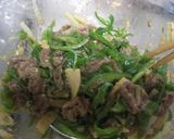 電子レンジで簡単♪牛肉とピーマン炒め♡作り方4写真