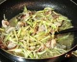 セロリと豚肉のシャキシャキちゃんぷるー作り方3写真