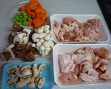★鶏肉のタラゴン風味煮作り方1写真