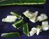 *母の夏の味*胡瓜とササミさっぱり漬け作り方3写真