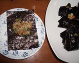 納豆の海苔包み揚げ作り方3写真