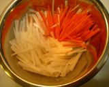 ゴーヤと大根のなます風サラダ作り方1写真