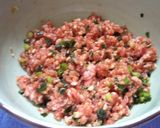 台湾家庭料理☆豚挽肉の醤油蒸し☆作り方1写真