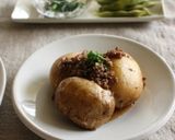 揚げ新じゃがのそぼろあんかけ作り方4写真