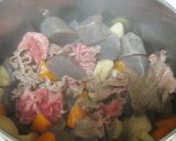 牛肉と根菜の炒り煮作り方3写真
