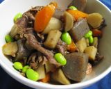 牛肉と根菜の炒り煮作り方6写真