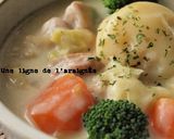 ウチの定番・ルーいらずクリームシチュー。作り方8写真