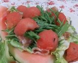 スイカと生ハムのシーザーサラダ作り方3写真