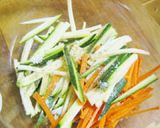 しらたきで韓国お惣菜屋さんのチャプチェ作り方3写真