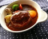 デミグラ缶で煮込みハンバーグ作り方8写真