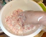 椎茸入りふわふわ豆腐豚つくね作り方2写真