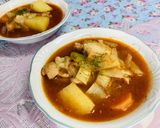手羽元出汁と香味野菜の簡単トマトスープ作り方3写真