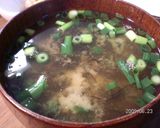 ふのりの味噌汁作り方4写真