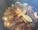 ギリシャ料理　牛肉のスティファド作り方9写真