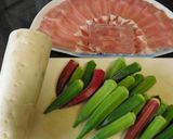超簡単♪　★生オクラの豚しゃぶ肉巻き★作り方1写真