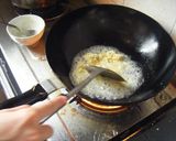 咸蛋南瓜(卵とカボチャの炒め物)作り方3写真