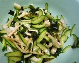 塩丸いか（塩いか）の酢の物　作り方5写真