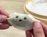 ハロウィンに♪簡単おばけしゅうまい👻作り方6写真