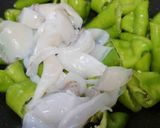 いかと甘長唐辛子の炒め物作り方1写真