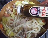 にんにく好きにはたまらない❤焼きうどん作り方6写真