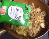 にんにく好きにはたまらない❤焼きうどん作り方7写真