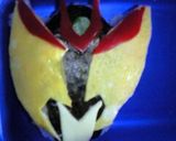 ★キャラ弁　仮面ライダー　キバ★作り方5写真