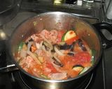 ♪簡単♪豚ﾓﾓ肉と夏野菜のﾄﾏﾄ煮作り方7写真