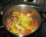 ♪簡単♪豚ﾓﾓ肉と夏野菜のﾄﾏﾄ煮作り方8写真