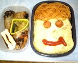 お茶目なオムライス&ナポリタン作り方4写真
