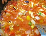 彩り夏野菜のイタリアン揚げ出し豆腐作り方3写真