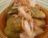 簡単！蒸し茄子　新生姜風味作り方4写真