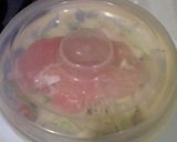 鶏とキャベツのさっぱりレンジ酒蒸し作り方3写真