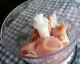 ムネ肉でもジューシー☆つくね☆作り方1写真
