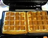 ヘルシー!? ワッフル風 ホットケーキ♪作り方4写真
