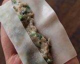 ワンタンの皮で簡単！ミニミニ棒餃子。作り方3写真
